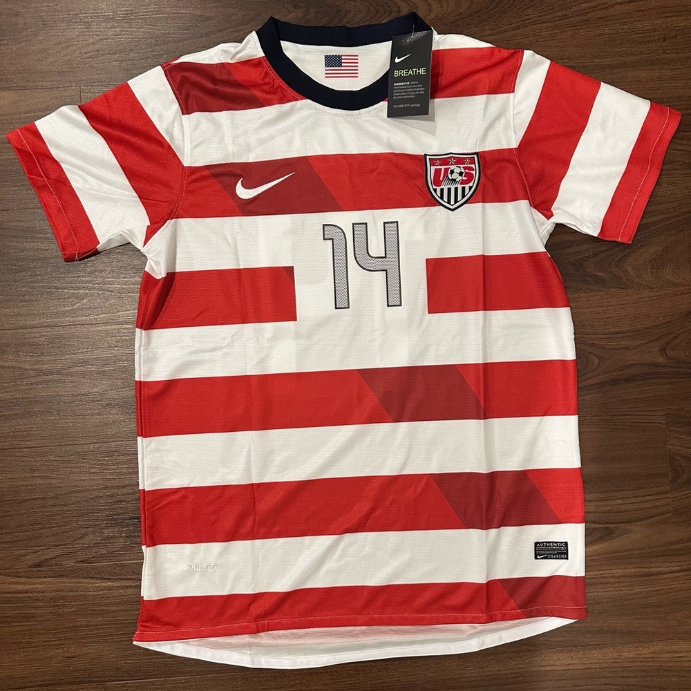 Nike USMNT USA Kyle Beckerman 2012/2013 “Waldo” Soccer Football Jersey - Picture 2 of 8
